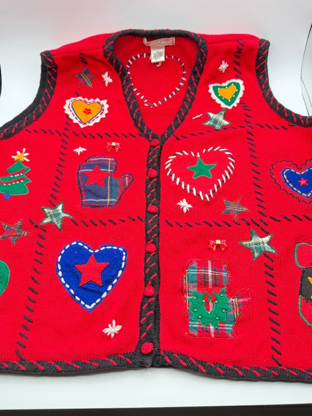 Vintage Original Studio Works Sweater Vest Women’s 2XL Christmas Holiday